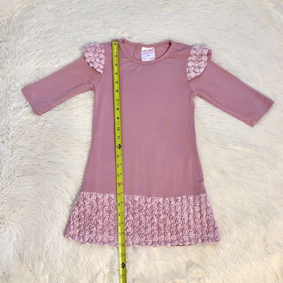 NWOT Chit-Chat, Little Girls Dress (Mauve) - Picture 6 of 8